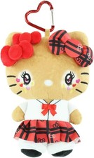 Sanrio Character Hello Kitty Plush Pouch Kogyaru Uniform Style Heisei Retro New