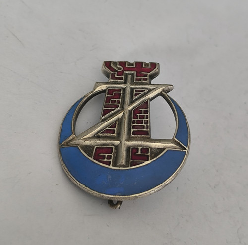 Insigne argenté régiment - insigne,