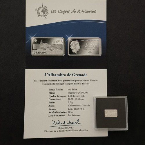 Lingot argent 999 - be, /