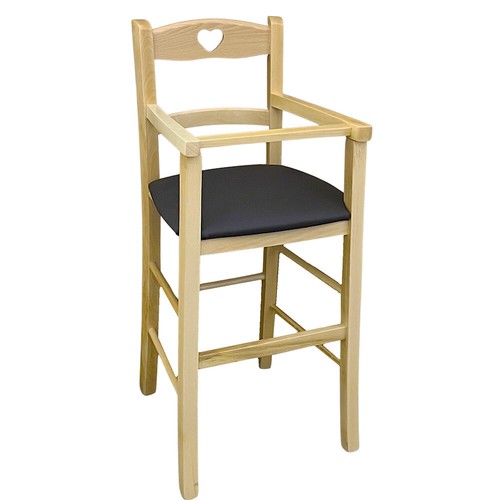 Chaise haute bois naturel - chaise, en