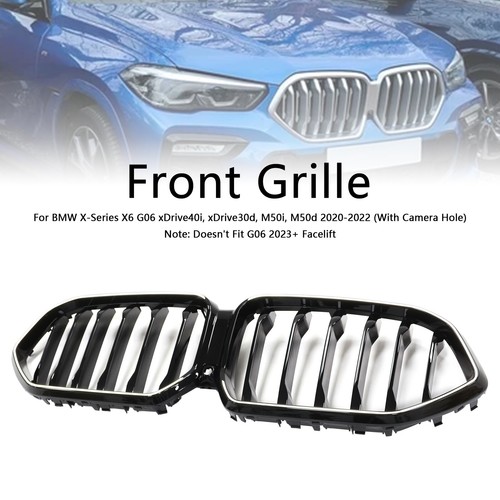 Black front bumper - front, grille