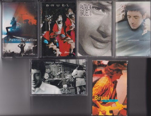 Patrick bruel lot - de, k7
