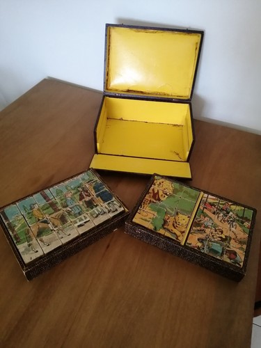 Ancienne boite cubes en - boite, de