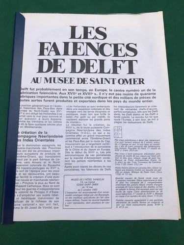 Document faience delf - de, /