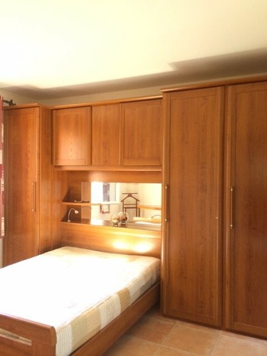 Chambre pont couleur merisier - chambre,
