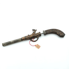 Antique JP Toy Paris JEP Vintage Sheet Metal Potato Gun