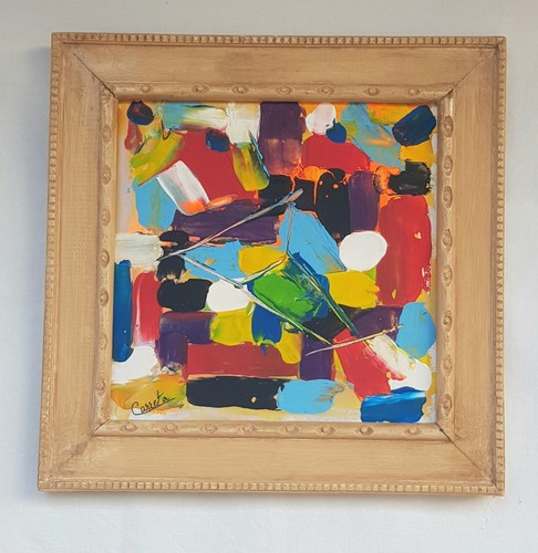 Toile tableau abstraction - toile,