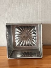 Ice Mold, Antique Tinplate Pastry Cake
