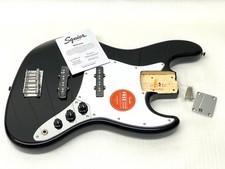 Genuine Fender Squier Jazz J Bass FULLY LOADED BODY Black Affinity Bass Guitar