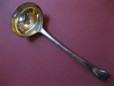 Ancienne louche à soupe en métal argenté modèle uniplat electro nevada