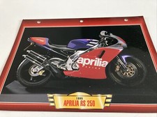 Aprilia RS250 1995 250 RS fiche carte moto passion collection Atlas