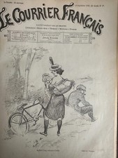 LE COURRIER FRANCAIS 13/9/1896  DESSINSWILLETTE - HERMANN PAUL - RASSENFOSSE -