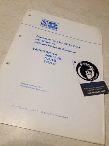 Sachs moteur parts - 505, /