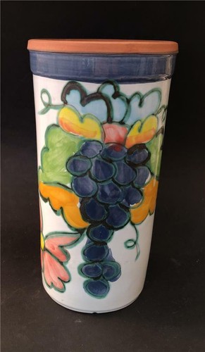 Hand painted glazed ceramic - hand-painted,