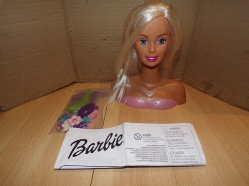 Tête coiffer barbie avec - barbie,