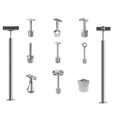 Poteau Sol 42,4 Balustrade