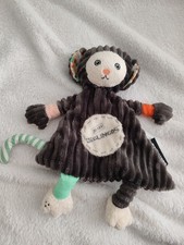 doudou LES DEGLINGOS SINGE OUISTITI marron plat tbe