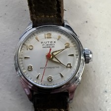 Vintage RUTEX Incabloc Red