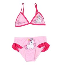 Maillot de bain fille  Unicorn. Couleur fuchsia. C