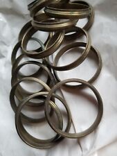16 Anciens anneaux de rideau en bronze  Ø intérieur  5.8 cm à nettoyer