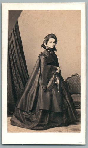Cdv 1865 deuil - cdv, jeune