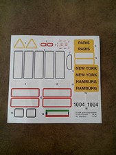 nice notice plan poster sticker booklet playmobil (building)