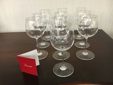 6 verres ballon en cristal de Baccarat (prix à la pièce)