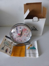 Demons & Wonders droopy alarm clock, old, vintage, cartoon, old school