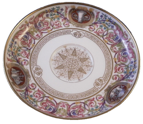 Ancienne soucoupe porcelaine - ancienne,