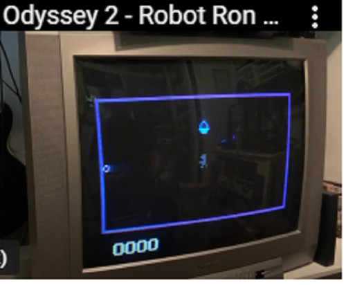 Robot ron odyssey2 - odyssey2, videogame