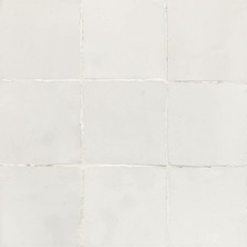 Carrelage blanc neige Cellige Carrelage mural brillant 10 x 10 cm - Coconut...