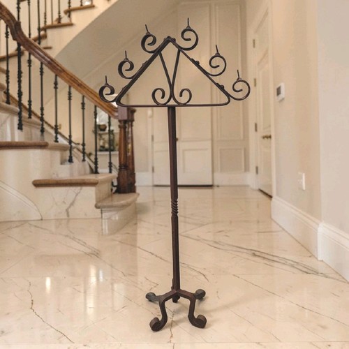 Antique fire wrought iron - antique, 6-fire