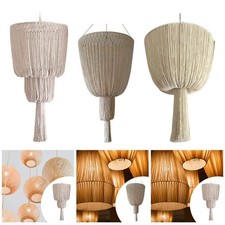 Abat-jour tissé style bohème