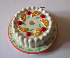 Lego 33013pb01 Food Cake Cherrie Orange Gâteau Scala 3240 Mickey 4165 MOC A105