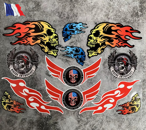 Autocollant moto harley - ,
