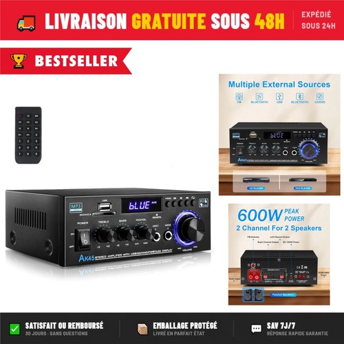 Amplificateur hifi 600w - amplificateur,