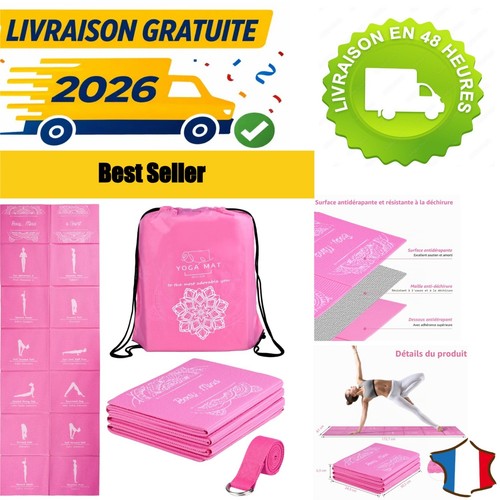Tapis yoga pliable - de,