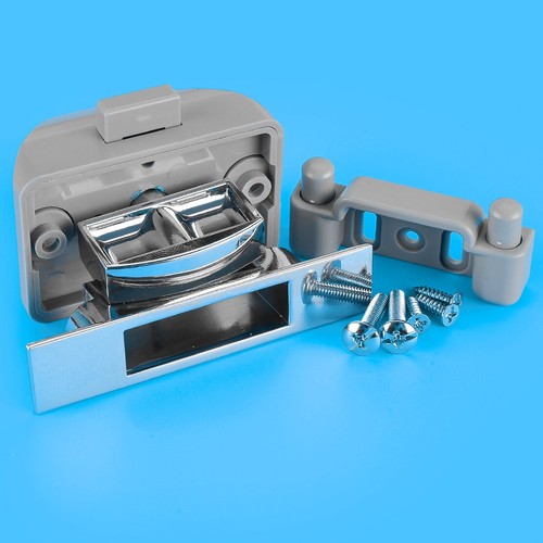 Push button cabinet - push, lock