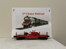 O Scale Trains Lionel Metal Flat Car  w/Texaco Airstream Tanker