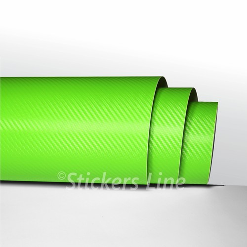 Film adhésif carbone - vert, 3d