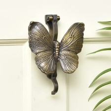 Heurtoir De Porte En Fer À Design De Papillon Fait Main Pour La Porte Principale