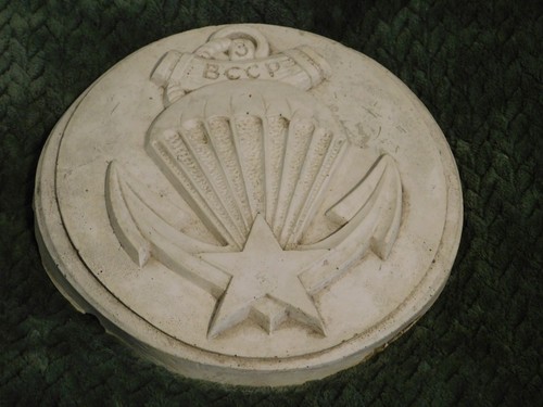 Plaque souvenir platre - souvenir, 3°