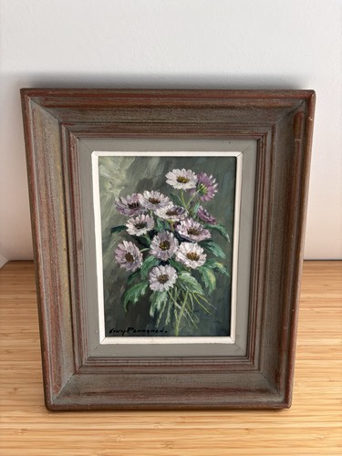 Huile sur toile - , fleurs