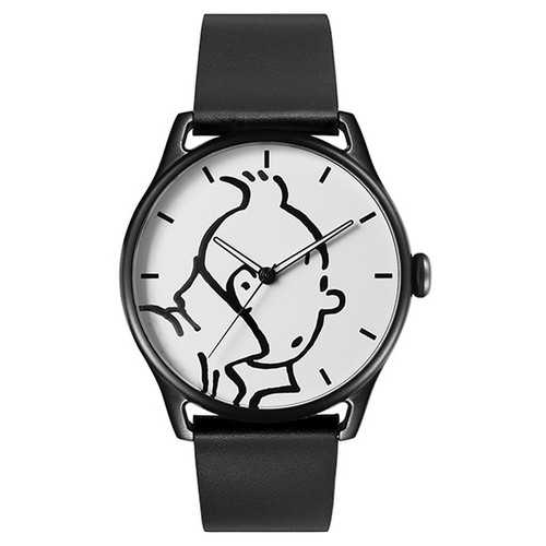 Montre cuir moulinsart - en,
