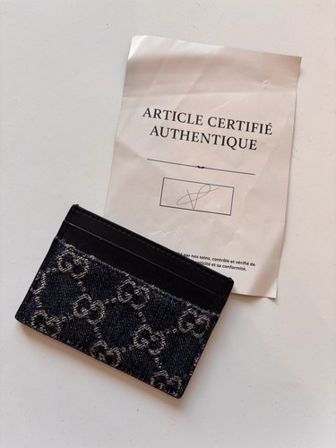 Gucci porte cartes femme toile - gucci,