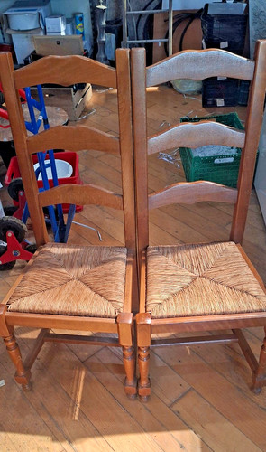 Chaise salle manger bois - a,