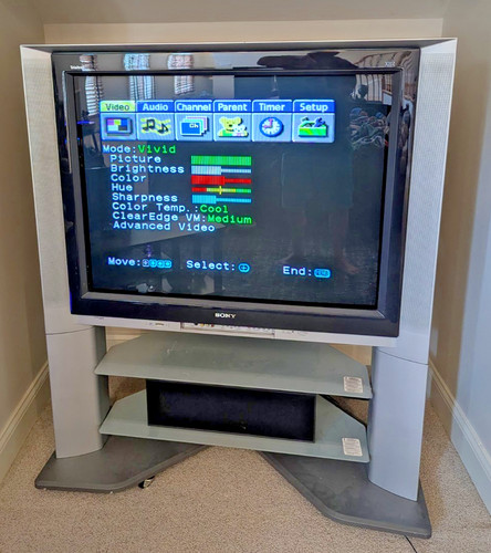Sony trinitron crt - sony, 40"