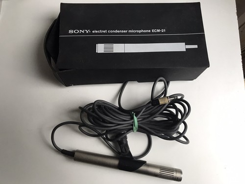 Vintage sony ecm electret - sony, ecm-21