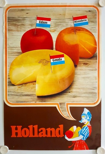 Affiche fromage holland - fromage,