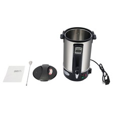 Fondeur de cire 10.8L 1100W inox pro – Chauffe cire bougie avec bec chauffant